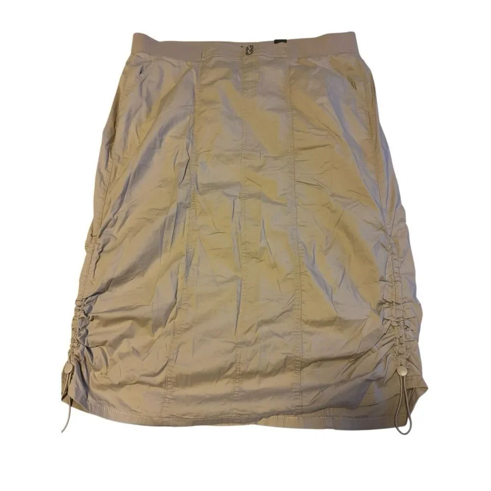 Torrid size 2 poplin midi cargo skirt bungie - NWT - Picture 4 of 7